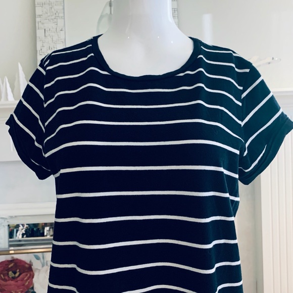 LULU’S CAFE SOCIETY STRIPED SHIRT DRESS CASUAL DRESS - Picture 9 of 15